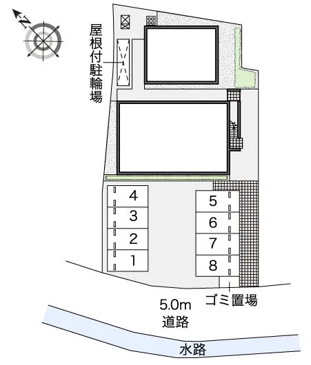 ★手数料０円★草津市橋岡町　月極駐車場（LP）